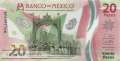 Mexico - 20  Pesos - commemorative (#132b-U1_UNC)