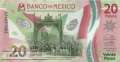 Mexico - 20  Pesos - Gedenkbanknote (#132f-U4_UNC)
