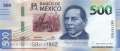 Mexico - 500  Pesos (#136i-U2_UNC)