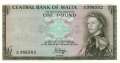 Malta - 1  Pound (#029a_UNC)
