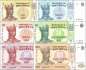 Moldavia: 1 - 100 Lei (6 banknotes)