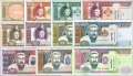 Mongolia: 1 - 20.000 Tugrik (11 banknotes)