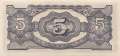 Myanmar - 5 Rupees (#015b_AU)