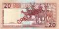Namibia - 20  Namibia Dollars - SPECIMEN (#006s_UNC)