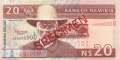 Namibia - 20  Namibia Dollars - SPECIMEN (#006s_UNC)