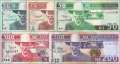 Namibia: 10 - 200 Dollars (5 banknotes)