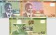 Namibia: 10 - 50 Dollars 2012 (3 Banknoten)