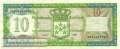 Netherlands Antilles - 10  Gulden (#016a_VF)