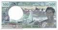 New Hebrides - 500 Francs (#019b_UNC)