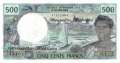 New Hebrides - 500  Francs (#019c_UNC)