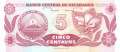 Nicaragua - 5 Centavos (#168a-U2_UNC)
