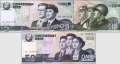 Nordkorea: 5 - 50 Won (3 Banknoten)
