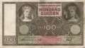 Netherlands - 100  Gulden (#051b-40_F)