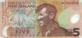 New Zealand - 5  Dollars (#185b-03_UNC)
