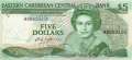 Dominica - 5  Dollars (#018d_UNC)