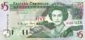 St. Kitts - 5  Dollars (#042k_UNC)