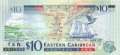 Eastern Caribean States - 10  Dollars (#052a_UNC)