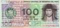 Peru - 100  Soles de Oro (#114_AU)