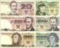 Polen: 20 - 1.000 Zlotych (6 Banknoten)