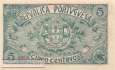 Portugal - 5  Centavos (#098_AU)
