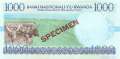 Rwanda - 1.000  Francs - SPECIMEN (#027S_UNC)