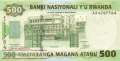 Rwanda - 500  Francs (#030a_UNC)