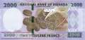 Rwanda - 2.000  Francs (#044_UNC)