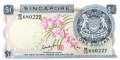 Singapur - 1  Dollar (#001b_UNC)