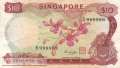 Singapur - 10  Dollars (#003d_F)