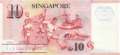 Singapur - 10  Dollars (#048j_UNC)