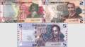 Sierra Leone: 1 - 5 Leones 2022 (3 banknotes)