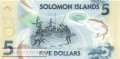 Salomonen - 5  Dollars - im Folder (#038-1F_UNC)
