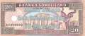 Somaliland - 20  Shillings (#016_UNC)
