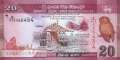 Sri Lanka - 20  Rupees (#123d_UNC)