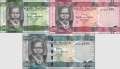 Südsudan: 1 - 10 Pounds (3 Banknoten)