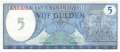 Suriname - 5  Gulden (#125_UNC)