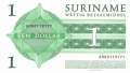 Suriname - 1  Dollar (#155_UNC)
