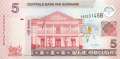 Surinam - 5  Dollars (#157a_UNC)