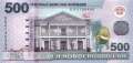 Surinam - 500  Dollars (#166_B_UNC)