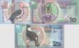 Surinam: 5 - 25 Gulden (3 Banknoten)