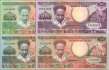 Suriname: 25 - 500 Gulden (4 banknotes)