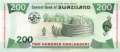 Swaziland - 200  Emalangeni (#035_UNC)