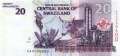 Swaziland - 20  Emalangeni (#037a_UNC)