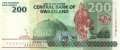 Swaziland - 200  Emalangeni (#040a_UNC)