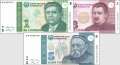 Tajikistan: 1 - 5 Somoni (3 banknotes)