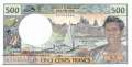 Tahiti - 500  Francs (#025d_UNC)
