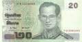 Thailand - 20  Baht (#109-U81_UNC)