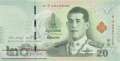 Thailand - 20  Baht (#135b-4_UNC)