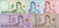 Thailand: 20 - 1.000 Baht new king (5 banknotes)