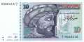 Tunesia - 10  Dinars (#087_UNC)